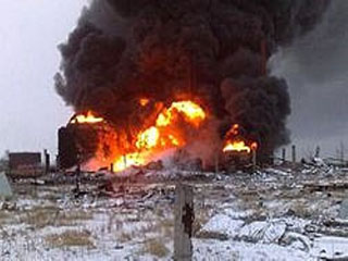 Взрыв на нефтезаводе в ХМАО